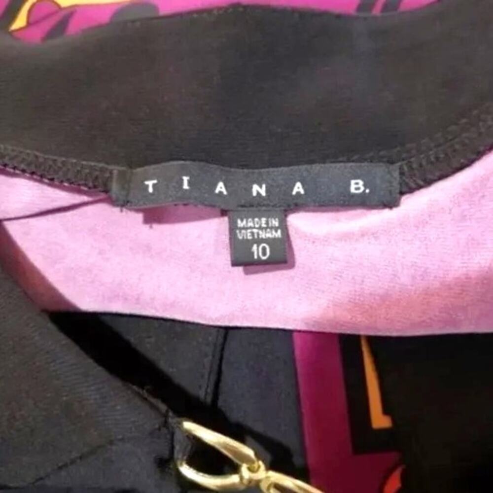 Tiana B. Bohemian Colorblock Shift Midi Dress 10 - image 4